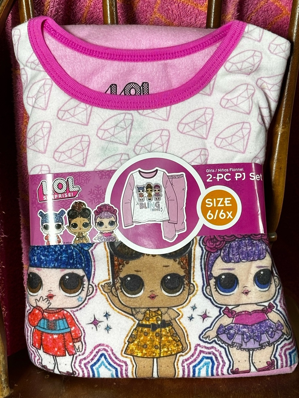 L.O.L. Surprise! Girls Multi-Color 2-PC Pajama Set